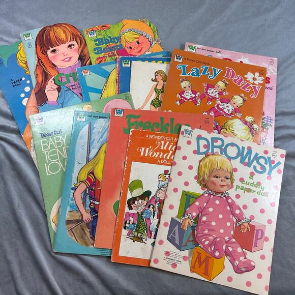 Vintage Paper Doll Lot 14 Books All included None Used - Picture 1 of 12